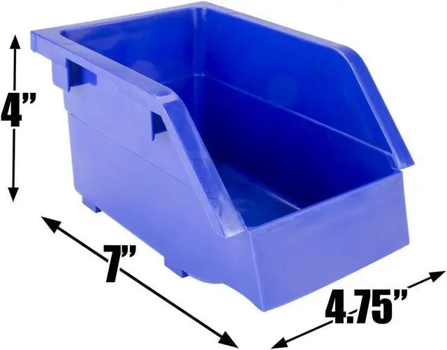 Alt view image 2 of 2 - Erie Tools (1) Yellow Replacement Parts Bin For ETD-PB-060 Measures 11" D x 3-3/8" W x 4" H