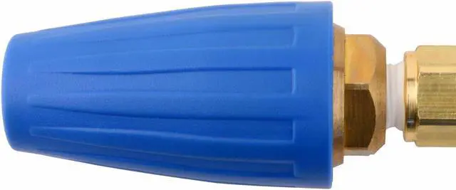 Alt view image 2 of 4 - Erie Tools Pressure Washer Rotating Turbo Nozzle 4000 PSI 3.5 Orifice with Giant 22175 1/4in. NPT x 1/4in. FNPT Turbo Filter