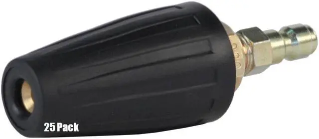 Main image of 25 Pack of Erie Tools Pressure Washer Rotating Turbo 3.5 Nozzles 3000 PSI 3.0 GPM with 1/4in. Quick Connect Plug