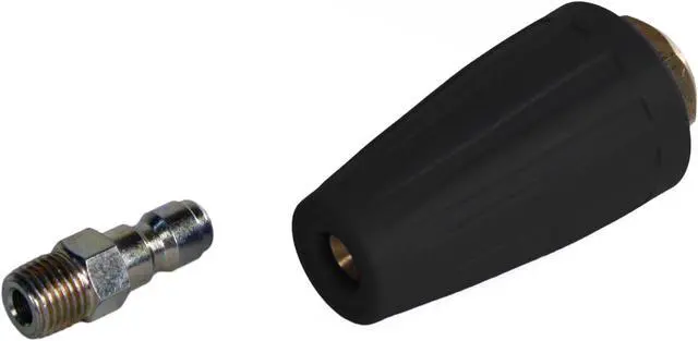 Alt view image 5 of 7 - 25 Pack of Erie Tools Pressure Washer Rotating Turbo 3.0 Nozzles 3000 PSI 2.5 GPM with 1/4in. Quick Connect Plug