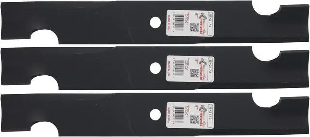 Main image of 3 Rotary® 2173 Mower Blades for Bad Boy® 038-5202-00 Bobcat® 32022A  1633482 Snapper® 1988564 Toro® 103-2528 Length 18 Width 2-1/2 Thickness .240 Center Hole 5/8 Fits 36 52" and 54" Decks