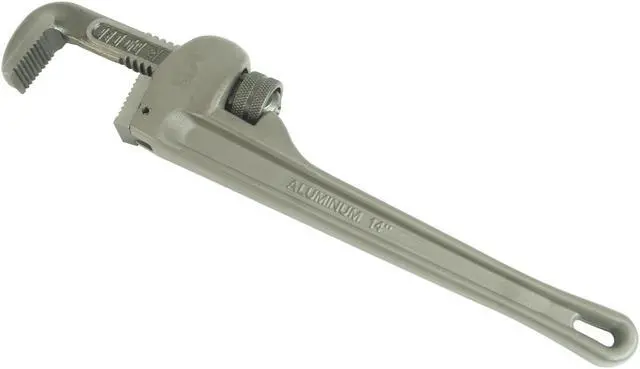 Alt view image 5 of 7 - Steel Dragon Tools® 14" Aluminum Straight Pipe Wrench 31095 Model 814, 2" Capacity