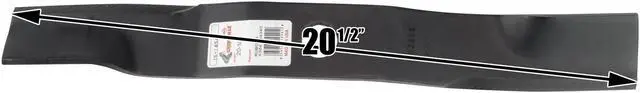 Alt view image 4 of 6 - 6 Rotary® 14541 Mower Blades for Kubota® K5645-34330 K5645-34340 K5645-34342 70000-00602 70000-25001 76539-34330 Length 20-1/2 in. Width 2-1/2 in. Thickness .250 in. Center Hole 1-1/8 in. its 60" Deck