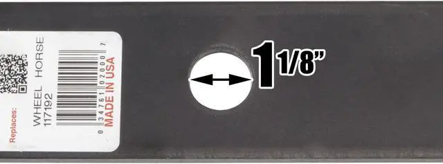 Alt view image 5 of 6 - 6 Rotary® 14541 Mower Blades for Kubota® K5645-34330 K5645-34340 K5645-34342 70000-00602 70000-25001 76539-34330 Length 20-1/2 in. Width 2-1/2 in. Thickness .250 in. Center Hole 1-1/8 in. its 60" Deck