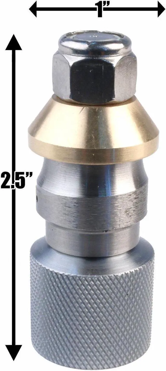 Alt view image 2 of 7 - Deluxe 1/2in. NPT Pressure Washing Sewer Jetter Nozzle 4 Piece Set 16 GPM 4000 PSI 16.0 Orifice Thruster Flusher Degreaser & Roto Spinner