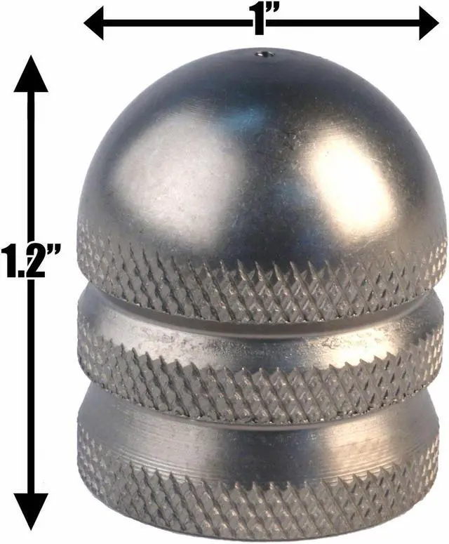 Alt view image 5 of 7 - Deluxe 1/2in. NPT Pressure Washing Sewer Jetter Nozzle 4 Piece Set 16 GPM 4000 PSI 16.0 Orifice Thruster Flusher Degreaser & Roto Spinner