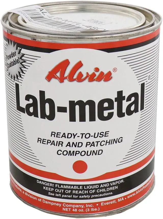 Main image of Alvin 48 oz Lab Metal Durable Economical Dent Filler & Patching Compound Epoxy