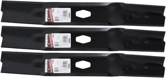 Main image of 3 Rotary® 17224 Hi Lift Mower Blades for MTD® 742P05094 742-05094 Length 17-1/4 in. Width 2-1/4 in. Thickness .158 in. Center Hole Diamond 50 in. Deck