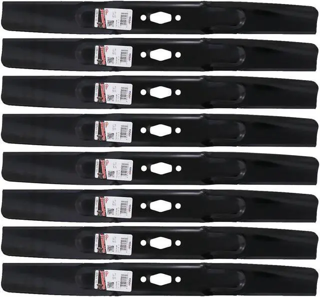 Main image of 8 Rotary® 17223 Hi Lift Mower Blades for MTD® 742P05510 742-05510 Length 23-1/4 in. Width 2-1/4 in. Thickness .158 in. Center Hole Diamond 46 in. Deck