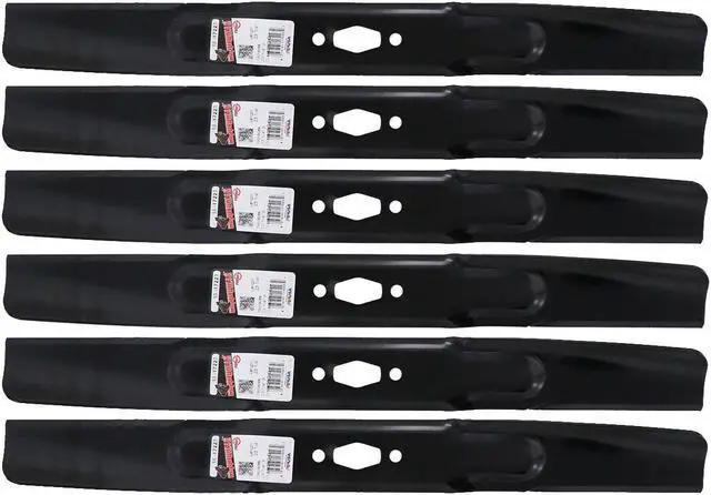 Main image of 6 Rotary® 17223 Hi Lift Mower Blades for MTD® 742P05510 742-05510 Length 23-1/4 in. Width 2-1/4 in. Thickness .158 in. Center Hole Diamond 46 in. Deck