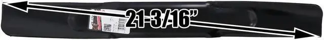 Alt view image 3 of 6 - 4 Rotary® 17222 Hi Lift Mower Blades for MTD® 742P05177 742-05177 Length 21-3/16 in. Width 2-1/4 in. Thickness .158 in. Center Hole Diamond 42 in. Deck