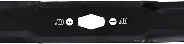 Alt view image 6 of 6 - 4 Rotary® 17222 Hi Lift Mower Blades for MTD® 742P05177 742-05177 Length 21-3/16 in. Width 2-1/4 in. Thickness .158 in. Center Hole Diamond 42 in. Deck
