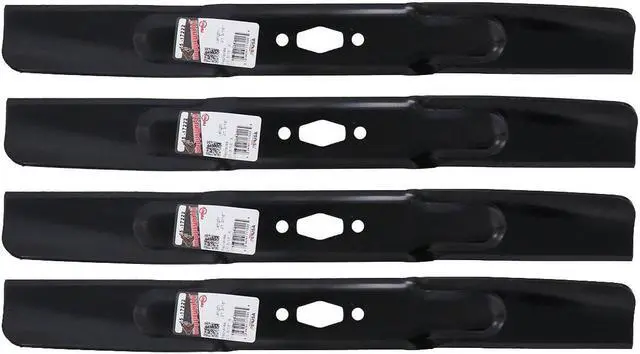 Main image of 4 Rotary® 17222 Hi Lift Mower Blades for MTD® 742P05177 742-05177 Length 21-3/16 in. Width 2-1/4 in. Thickness .158 in. Center Hole Diamond 42 in. Deck