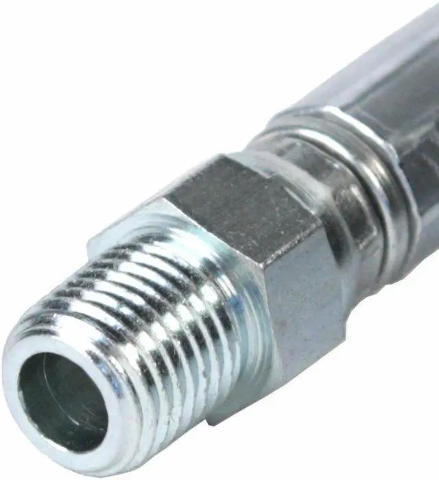 Alt view image 2 of 3 - Schieffer 4400 PSI 1/4in. x 200ft. Thermoplastic Sewer Jetter Hose with 1/4in. MPT Solid & Swivel Ends