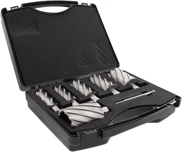 Main image of Steel Dragon Tools® AC2-7PCLG 7PC Annular Cutter Kit Depth 2" Large Sizes 1" - 2" 1 Pin