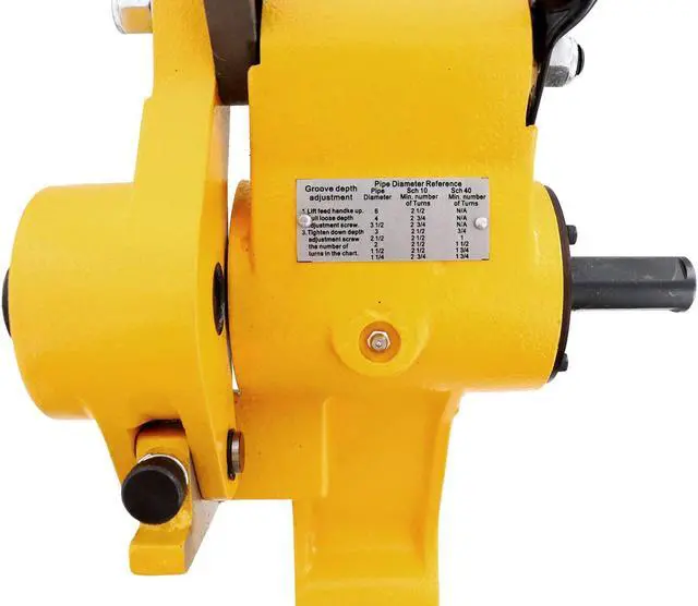 Alt view image 6 of 6 - Steel Dragon Tools® 916 Roll Groover 45007 Grooves 1-1/4in. to 6in. pipe and fits RIDGID® 300 Pipe Threader Threading Machine