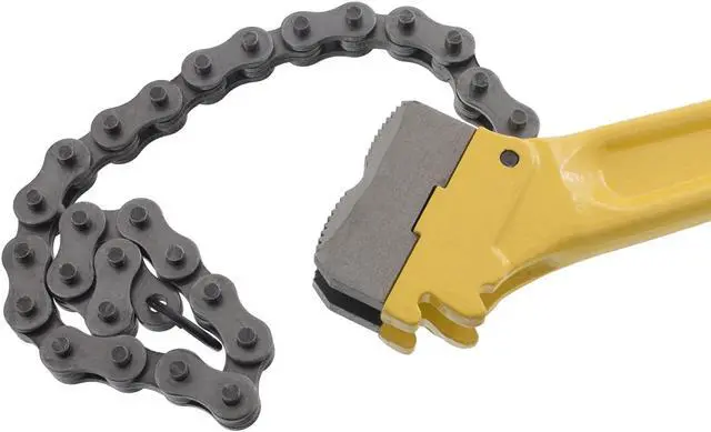 Alt view image 2 of 5 - Steel Dragon Tools® 18" Heavy Duty Chain Pipe Wrench 31320 with 20-1/4 in. Chain 5 in. Capacity