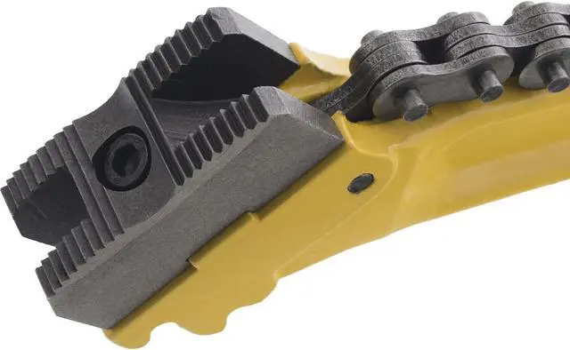 Alt view image 4 of 5 - Steel Dragon Tools® 18" Heavy Duty Chain Pipe Wrench 31320 with 20-1/4 in. Chain 5 in. Capacity