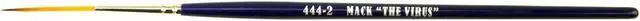 Alt view image 7 of 7 - Set of 5 Size 0-6 Series 444 The Virus Scrolling Script Pinstriping Brush With Specially Blended Golden Taklon