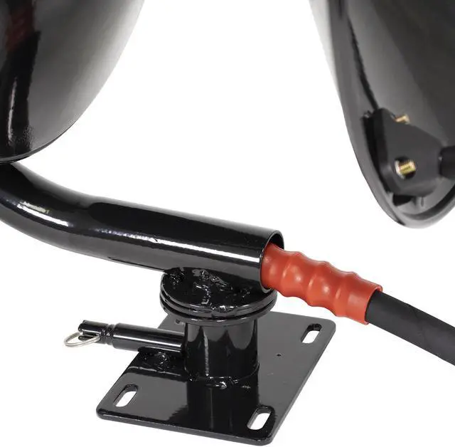 Alt view image 7 of 7 - Erie Tools 5100 PSI 3/8" x 100' Pressure Washer Hose Reel with 360 Degree Swivel Base