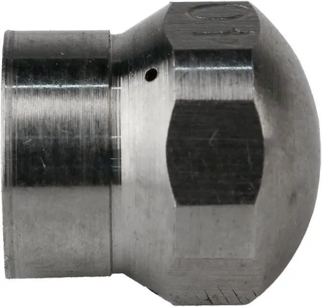 Alt view image 5 of 6 - Schieffer 1/8in. x 100ft. 4800 PSI Thermoplastic Sewer Jetter Hose & 6.0 Orifice Button Nose Nozzle