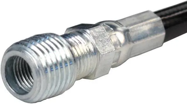 Alt view image 2 of 7 - Schieffer 1/8in. x 50ft. 4800 PSI Thermoplastic Sewer Jetter Hose & 4.0 Orifice Button Nose and 4.5 Rotating Nozzles