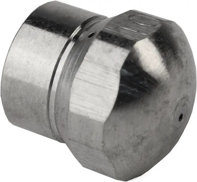 Alt view image 7 of 7 - Schieffer 1/8in. x 50ft. 4800 PSI Thermoplastic Sewer Jetter Hose & 4.0 Orifice Button Nose and 4.5 Rotating Nozzles