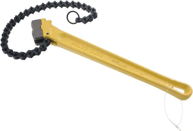 Main image of Steel Dragon Tools® 14"  Chain Pipe Wrench 31315 C14 6" Max Capacity 18" Chain