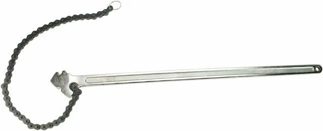 Main image of Steel Dragon Tools® 24" Steel Chain Pipe Wrench 40224 with 23" Chain 6" Capacity