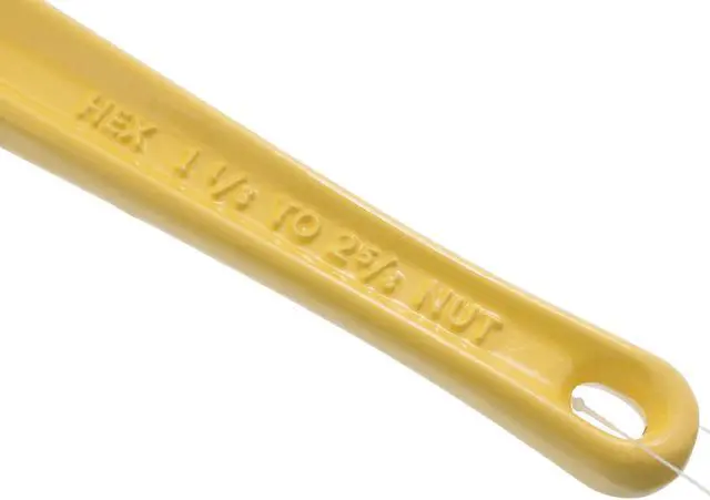 Alt view image 5 of 5 - Steel Dragon Tools® 9-1/2" Offset Hex Pipe Wrench 31305 E-110, 1-1/8" - 2-5/8" Capacity