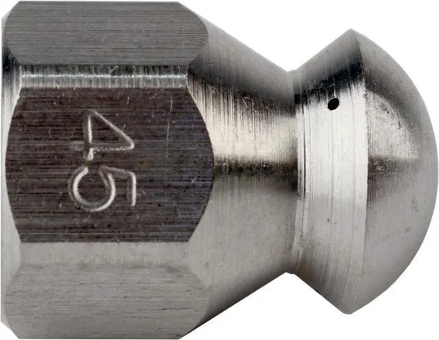 Alt view image 5 of 6 - Schieffer 1/4in. x 100ft. 4400 PSI Thermoplastic Sewer Jetter Hose & 4.5 Orifice Button Nose Nozzle