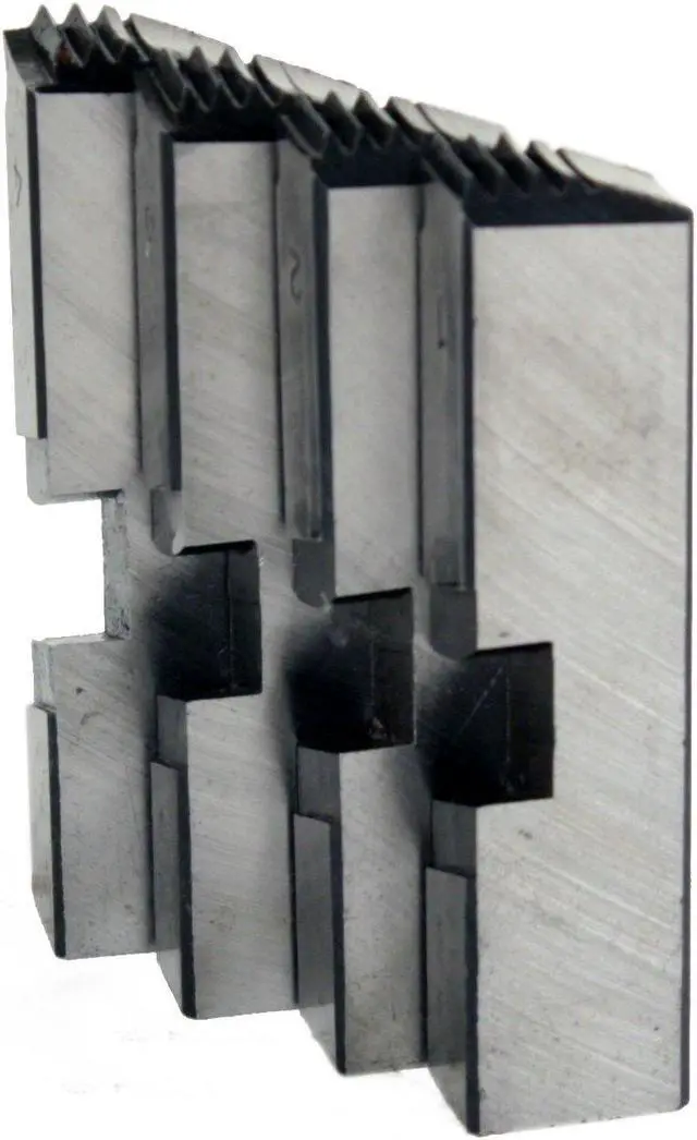 Alt view image 3 of 5 - Steel Dragon Tools® 26192 HSS 2-1/2in. to 4in. Pipe Dies compatible with RIDGID® 1224 for 714 Die Head