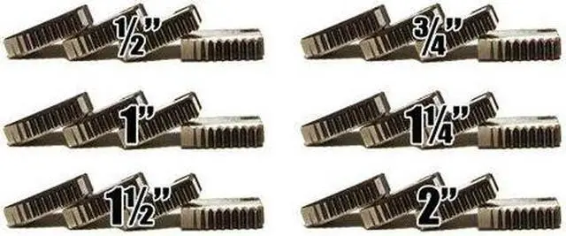 Alt view image 2 of 5 - Steel Dragon Tools® 6 Sets 1/2in.-2in. HSS RH Pipe Dies for 12R 11R 00R Ratchet Threader