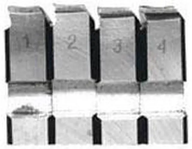 Alt view image 5 of 5 - Steel Dragon Tools® 6 Sets 1/2in.-2in. HSS RH Pipe Dies for 12R 11R 00R Ratchet Threader