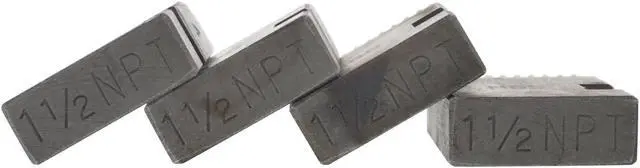 Alt view image 2 of 4 - Steel Dragon Tools® 37890 1-1/2in. 12R HSS RH Pipe Dies compatible with RIDGID® 12R 11R Die Head 37410 Ratchet Threader