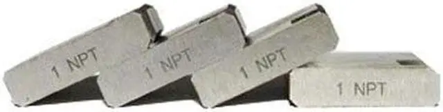 Alt view image 2 of 4 - Steel Dragon Tools® 37880 1in. 12-R Right Hand HSS Pipe Dies compatible with RIDGID® 37400 Die Head Ratchet Threader