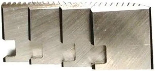 Alt view image 3 of 4 - Steel Dragon Tools® 37880 1in. 12-R Right Hand HSS Pipe Dies compatible with RIDGID® 37400 Die Head Ratchet Threader