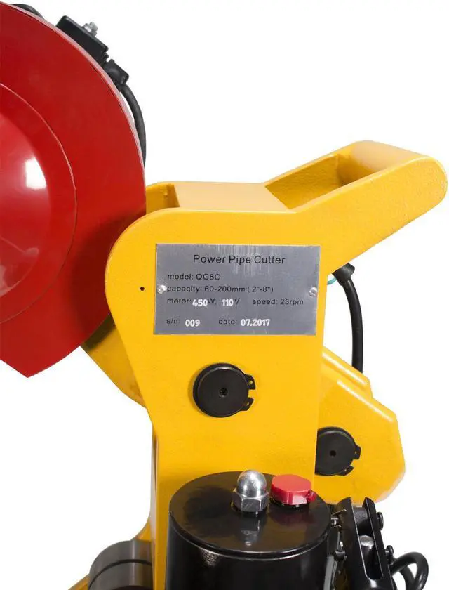 Alt view image 5 of 7 - Steel Dragon Tools® 50767 Model 258 Power Pipe Cutter, Pipe Cutting Machine for 2-1/2-Inches to 8-Inch Schedule 10/40 Steel Pipe