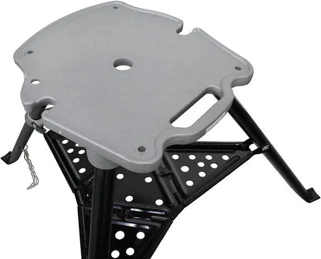 Alt view image 2 of 5 - Steel Dragon Tools® 1206 Tripod Power Drive Stand for 300 Pipe Threading Machine 42360