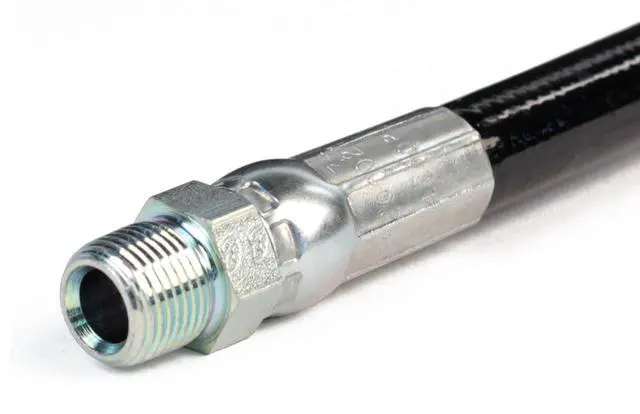 Alt view image 3 of 6 - Schieffer 3/8in. x 100ft. 4000 PSI Thermoplastic Sewer Jetter Hose & 4.5 Orifice Button Nose Nozzle