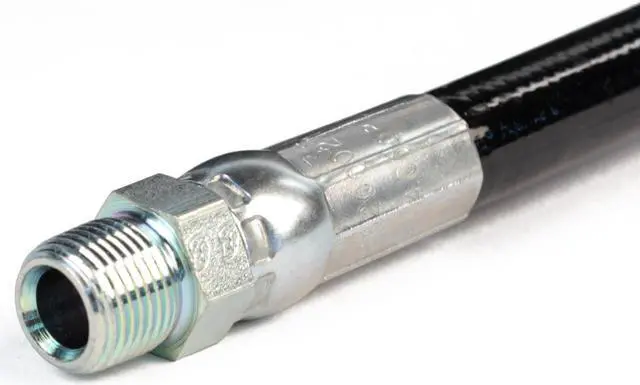 Alt view image 3 of 6 - Schieffer 3/8in. x 100ft. 4000 PSI Thermoplastic Sewer Jetter Hose & 12.0 Orifice Button Nose Nozzle