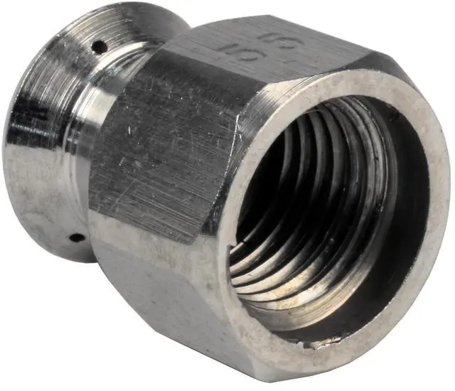 Alt view image 6 of 6 - Schieffer 1/4in. x 200ft. 4400 PSI Thermoplastic Sewer Jetter Hose & 5.5 Orifice Button Nose Nozzle