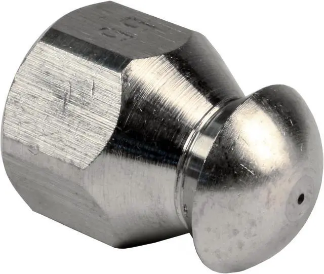 Alt view image 7 of 7 - Schieffer 1/4in. x 150ft. 4400 PSI Thermoplastic Sewer Jetter Hose & 5.5 Orifice Button Nose and 5.5 Rotating Nozzles