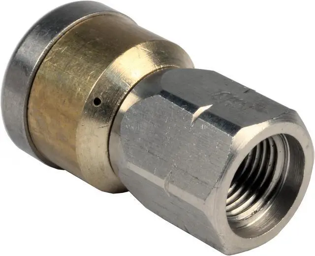 Alt view image 6 of 7 - Schieffer 1/4in. x 150ft. 4400 PSI Thermoplastic Sewer Jetter Hose & 5.5 Orifice Button Nose and 5.5 Rotating Nozzles