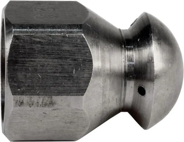 Alt view image 5 of 6 - Schieffer 1/4in. x 100ft. 4400 PSI Thermoplastic Sewer Jetter Hose & 12.0 Orifice Button Nose Nozzle