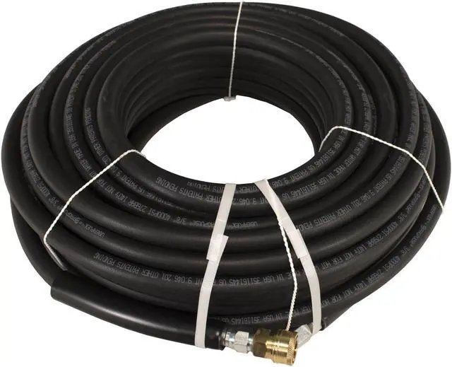 Main image of Propulse® 4000 PSI 3/8" x 100' Uberflex Non Marking Pressure Washer Hose with Couplers