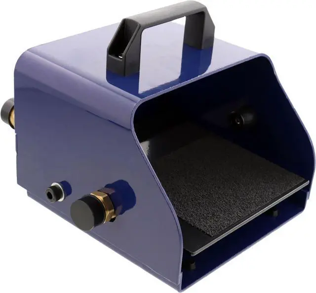 Alt view image 3 of 7 - Scheiffer Sewer Jetting Kit - Foot Control Valve Hose Reel 1/8" x 100' Sewer Jetting Hose Button Nose and Rotating Nozzles