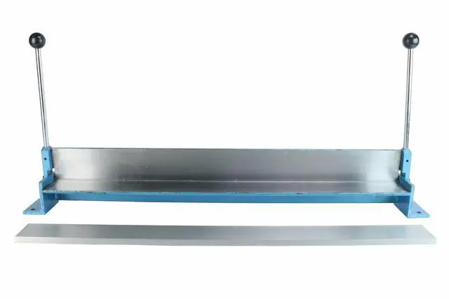 Alt view image 4 of 7 - Erie Tools 30" Portable Bench Top Sheet Metal Hand Brake 16 Gauge Bender Up to 90 Degree Bends Heavy Duty