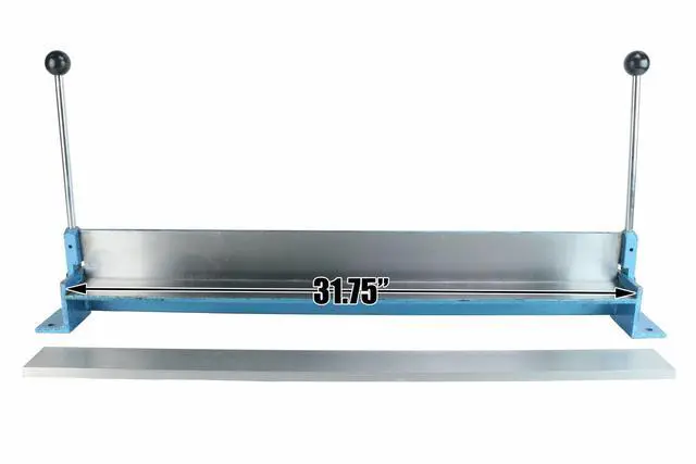 Alt view image 5 of 7 - Erie Tools 30" Portable Bench Top Sheet Metal Hand Brake 16 Gauge Bender Up to 90 Degree Bends Heavy Duty