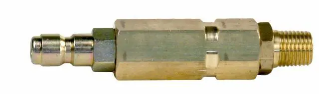 Alt view image 2 of 4 - Erie Tools Brass High Pressure Washer Turbo Nozzle Filter 5000 PSI with 1/4in. Inlet x 1/4in. Plug